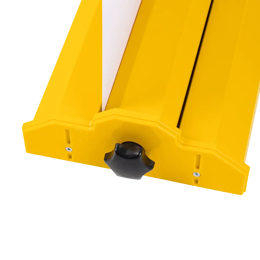 Die Kassette des gelben Color Roll-Ups