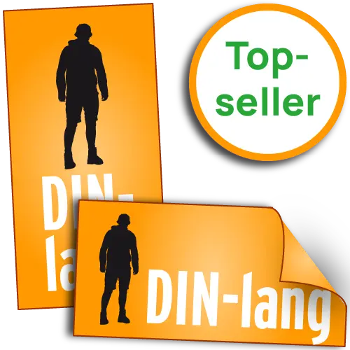Ungefalzte DIN-lang-Flyer drucken lassen