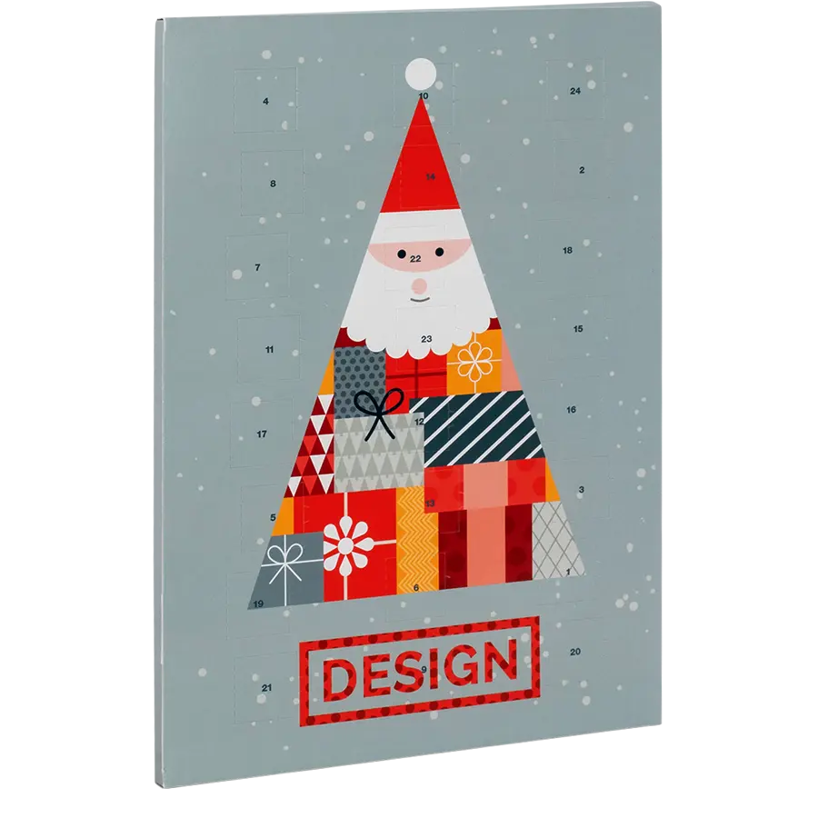Schoko-Adventskalender Wandkalender im Hochformat drucken