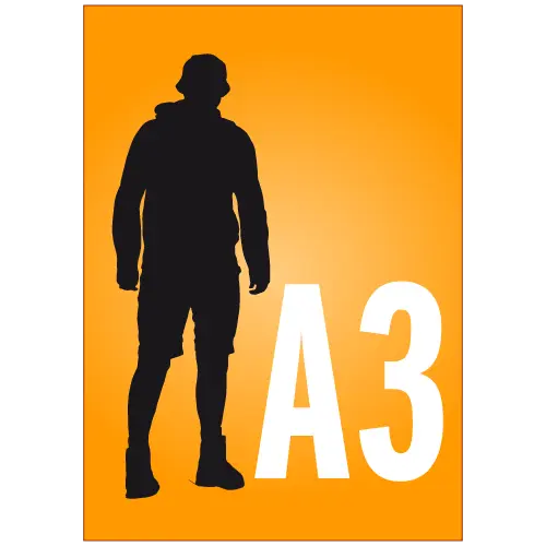 Flyer DIN-A3 Hochformat - 1-seitig drucken lassen