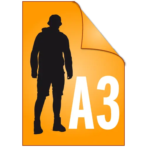 Flyer DIN-A3 Hochformat - 2-seitig drucken lassen