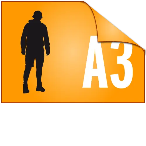 Flyer DIN-A3 Querformat - 2-seitig drucken lassen