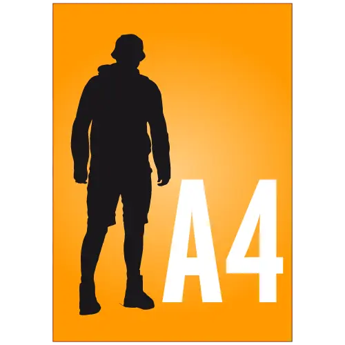 Flyer DIN-A4 Hochformat - 1-seitig drucken lassen