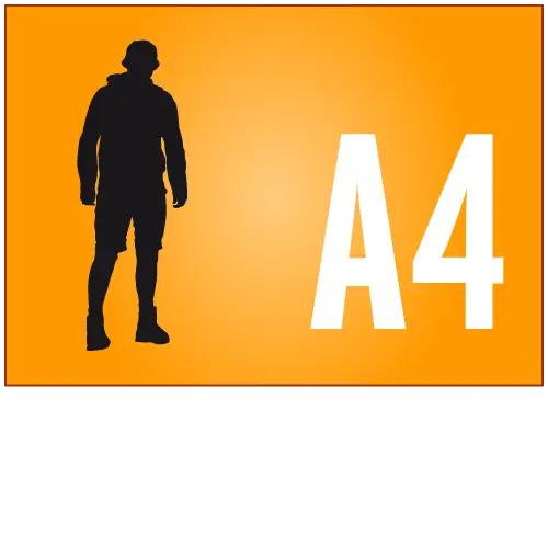 Flyer DIN-A4 Querformat - 1-seitig drucken lassen