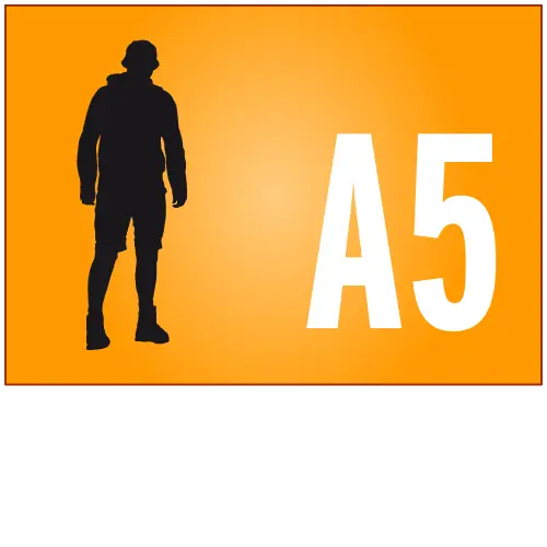 Flyer DIN-A5 Querformat - 1-seitig drucken lassen