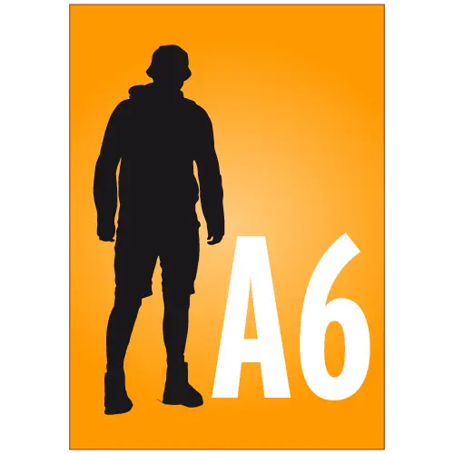 Flyer DIN-A6 Hochformat - 1-seitig drucken lassen