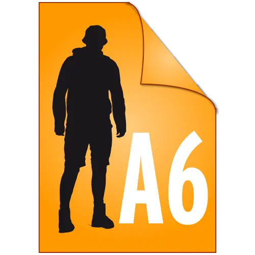 Flyer DIN-A6 Hochformat - 2-seitig drucken lassen