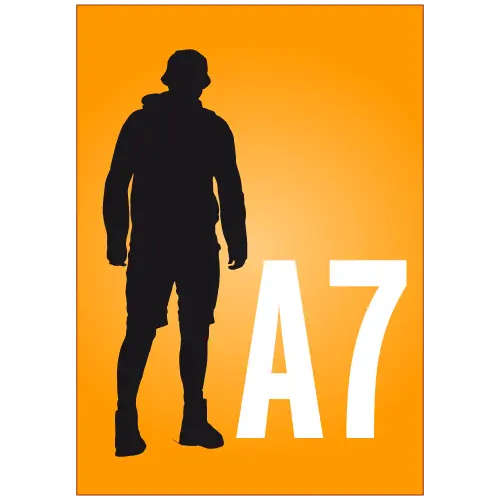 Flyer DIN-A7 Hochformat - 1-seitig drucken lassen