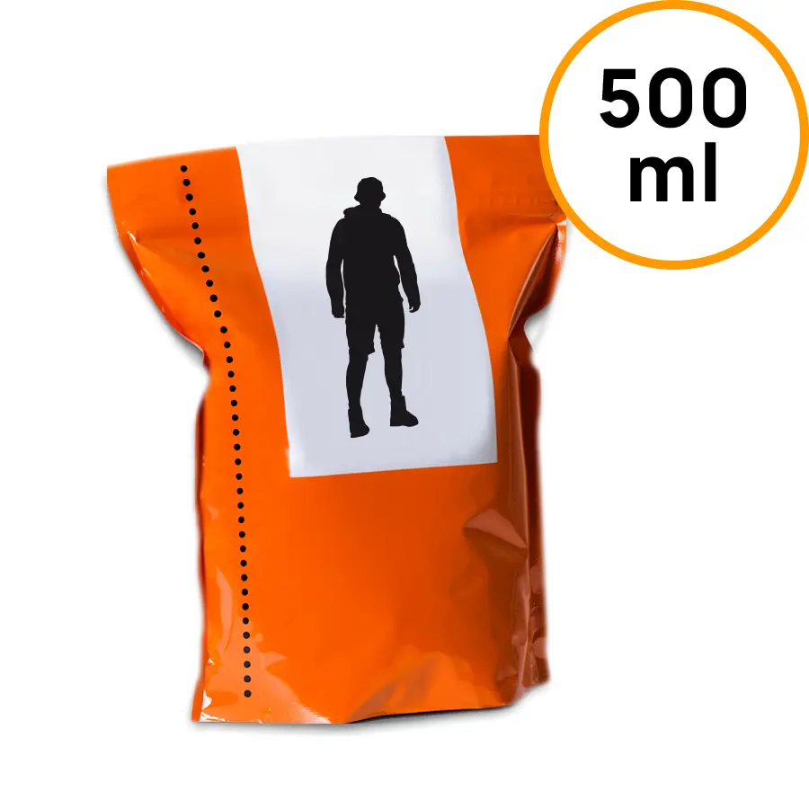 Standbodenbeutel mit 500ml drucken lassen