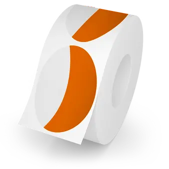 Etiketten auf Rolle im ovalen Wunschformat drucken lassen