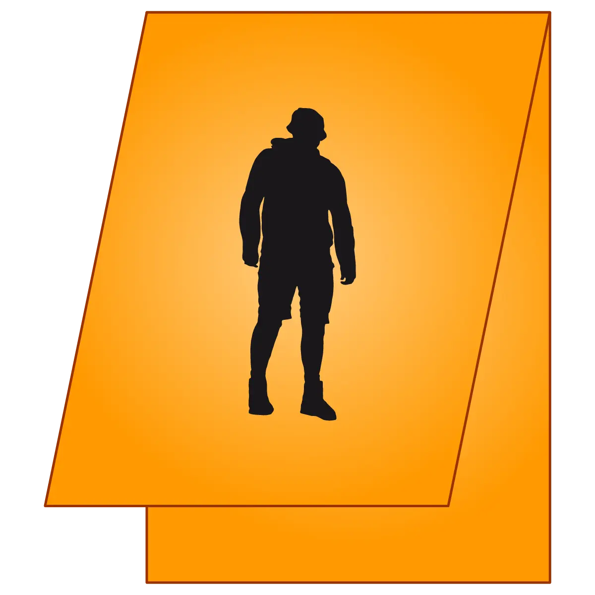 Faltblatt im Hochformat mit horizontalem Mittelfalz drucken lassen