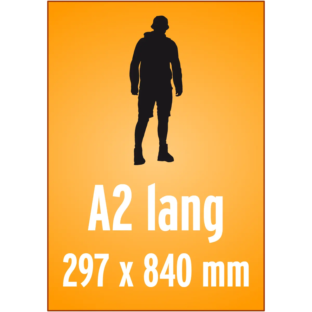 Plakate im DIN-A2-lang-Hochformat 1-seitig drucken lassen