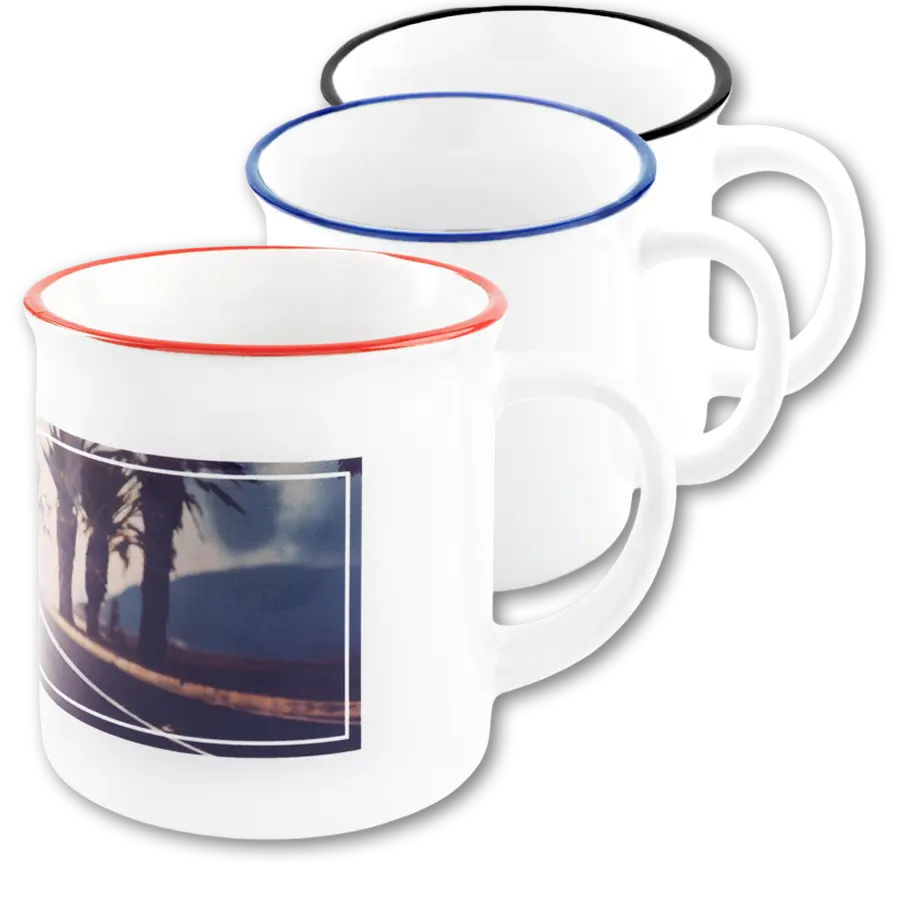 Tassen im Vintagestil drucken lassen