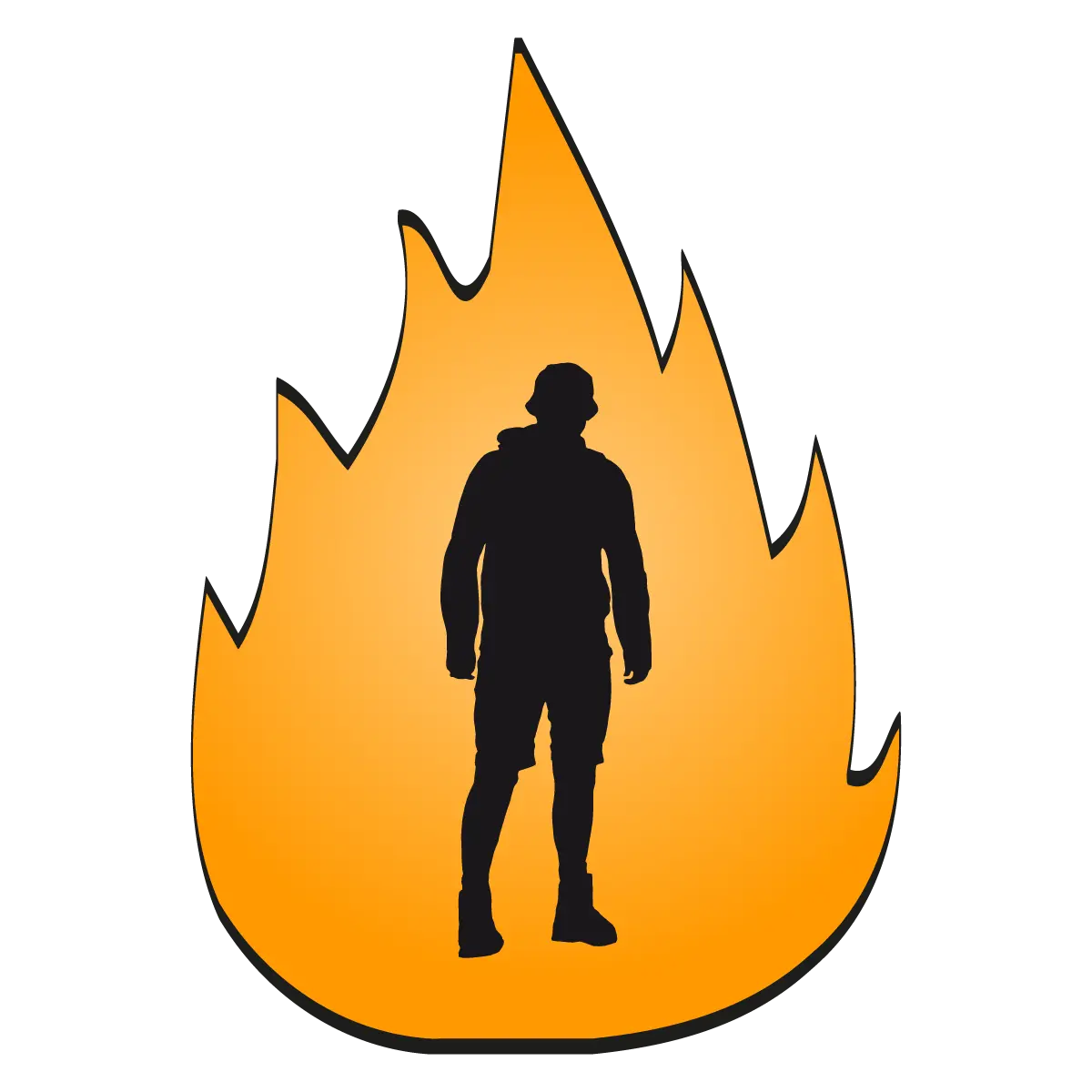 Figürlich gestanzten Flyer in Feuerform drucken lassen