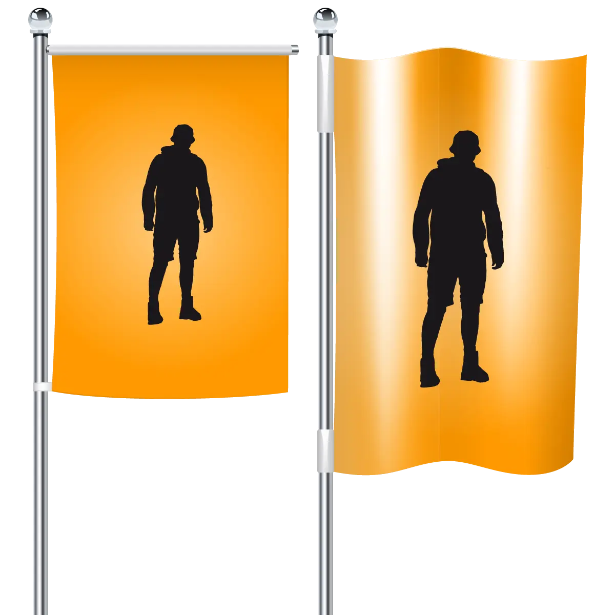 Hissfahnen bedrucken lassen