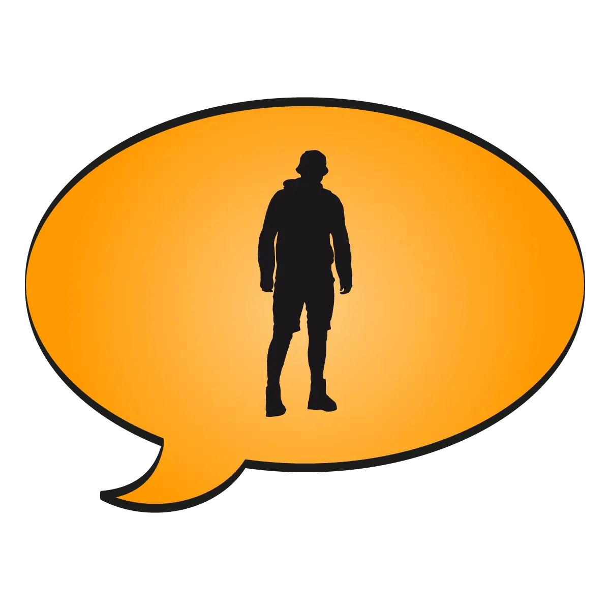 Figürlich gestanzte Flyer in Sprechblasenform drucken lassen