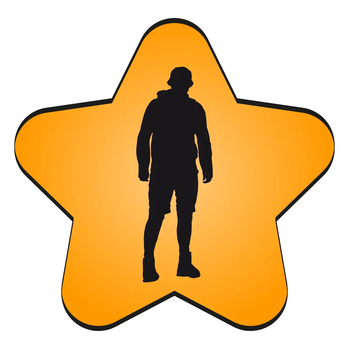 Figürlich gestanzte Flyer in Sternform drucken lassen