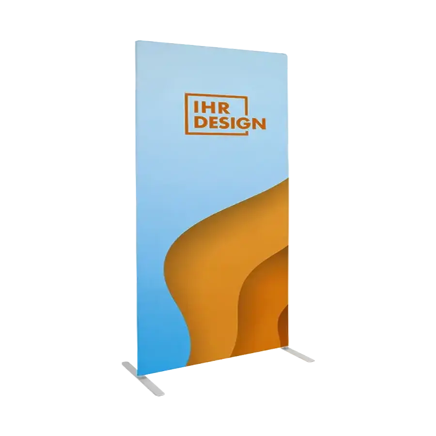 Zipper-Banner Budget in der Größe 100 x 200 cm 1-seitig bedrucken lassen