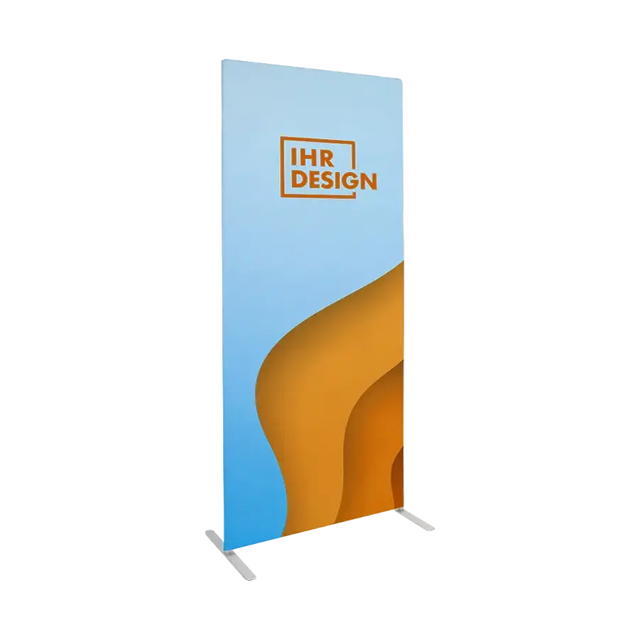 Zipper-Banner Budget in der Größe 85 x 200 cm 1-seitig bedrucken lassen