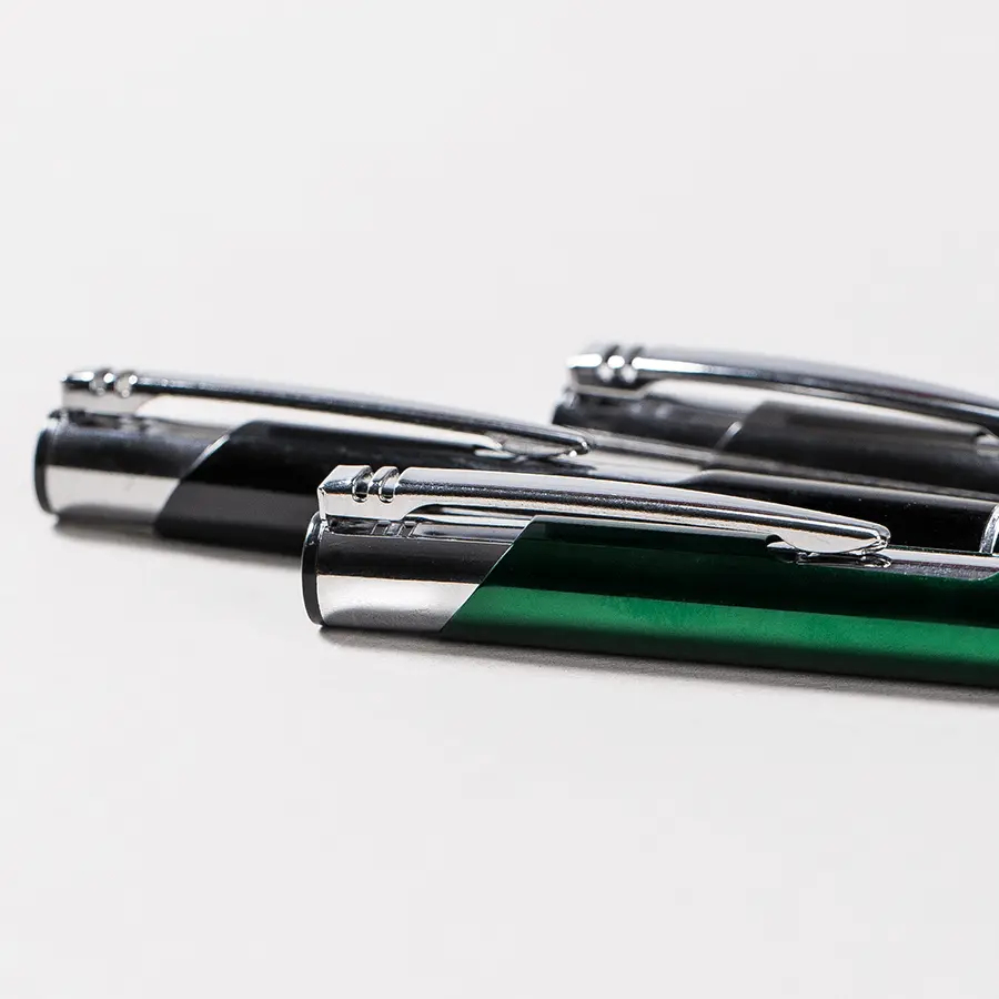 Metall-Kugelschreiber CLASSIC mit beidseitiger Lasergravur – Bild 3