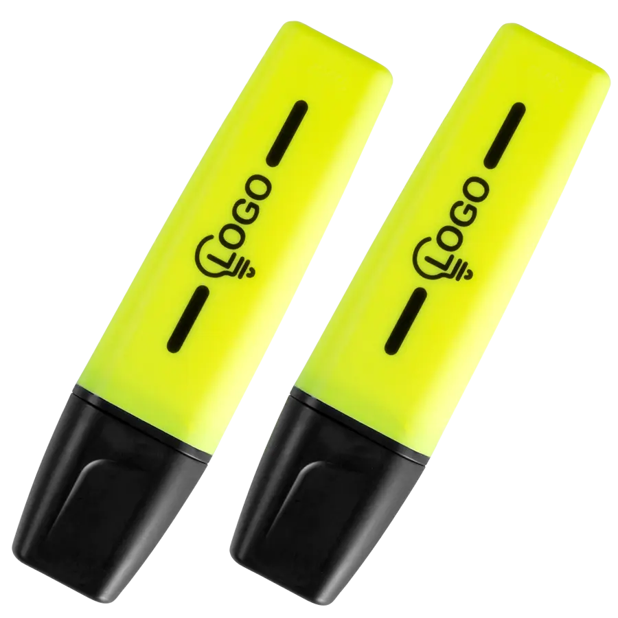 Textmarker STABILO Boss 1-farbig beidseitig bedrucken lassen