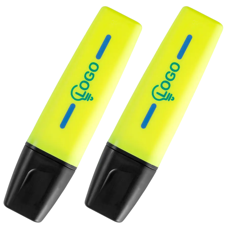 Textmarker STABILO Boss 2-farbig beidseitig bedrucken lassen