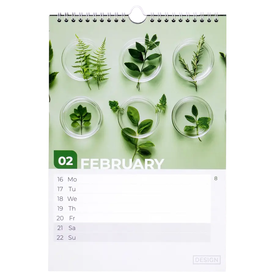 DIN A5 hoch (148 x 210 mm) - Wochenkalender 58 Seiten (52 Wochen + Deckblatt + 2 Zusatzblätter) – Bild 3